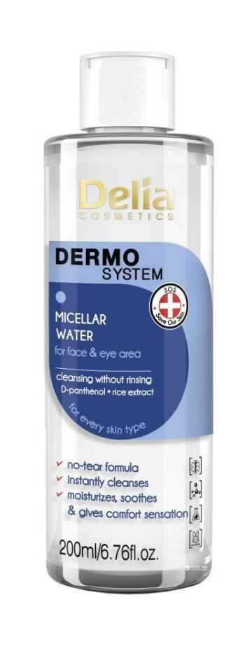 Delia 3 in1 Yüz ve Göz Temizleme Losyonu 200 Ml