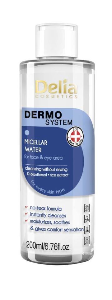 Delia 3 in1 Yüz ve Göz Temizleme Losyonu 200 Ml