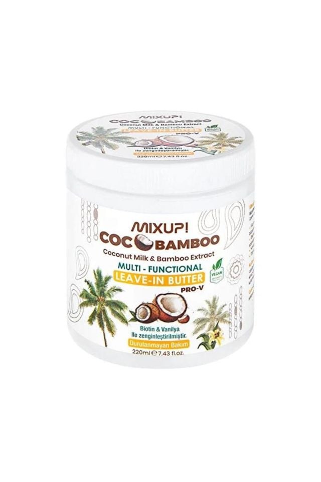 Mixup! CocoBamboo Butter Durulanmayan Günlük Bakım 220 ml
