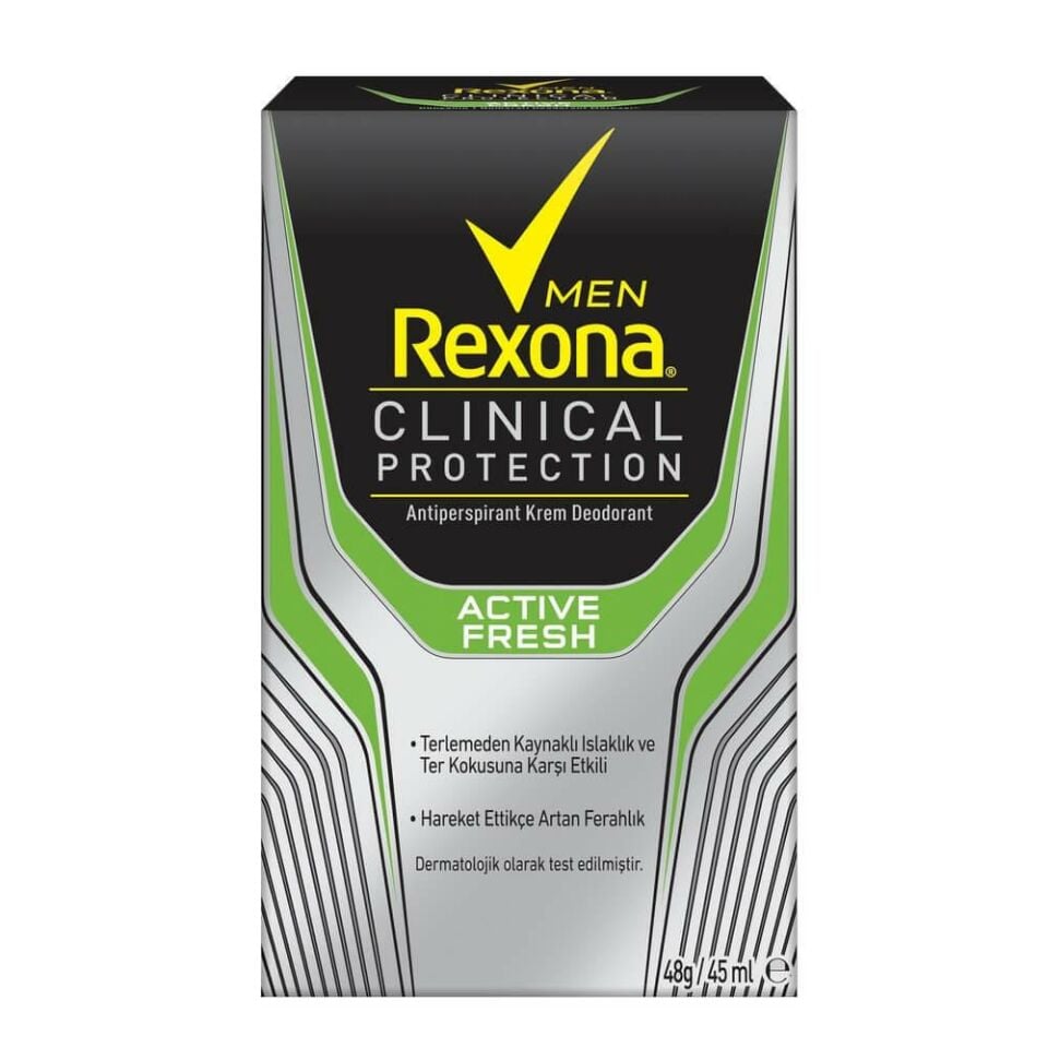Rexona Stick Men Clinical Protection Erkek Deodorant Active Fresh 45 ml