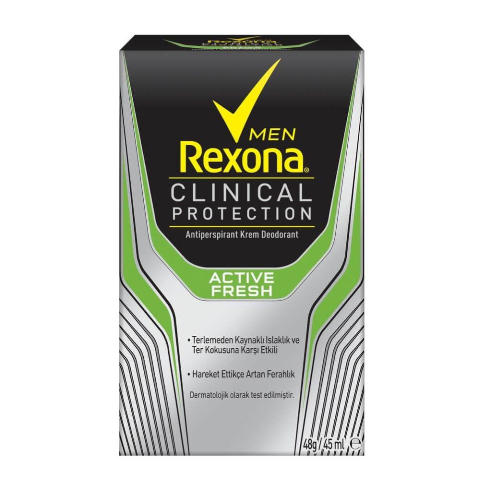 Rexona Stick Men Clinical Protection Erkek Deodorant Active Fresh 45 ml