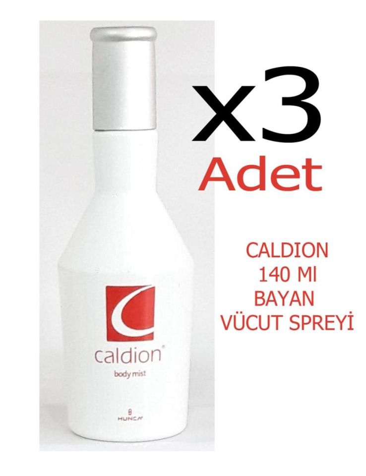 3 Adet Caldion Classic Body Mist 140ML Bayan Vücut Spreyi - parfüm değildir