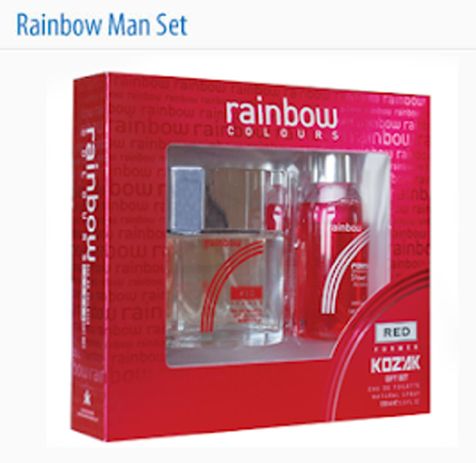 Rainbow Red 100 Ml Erkek Edt + Body Losyon