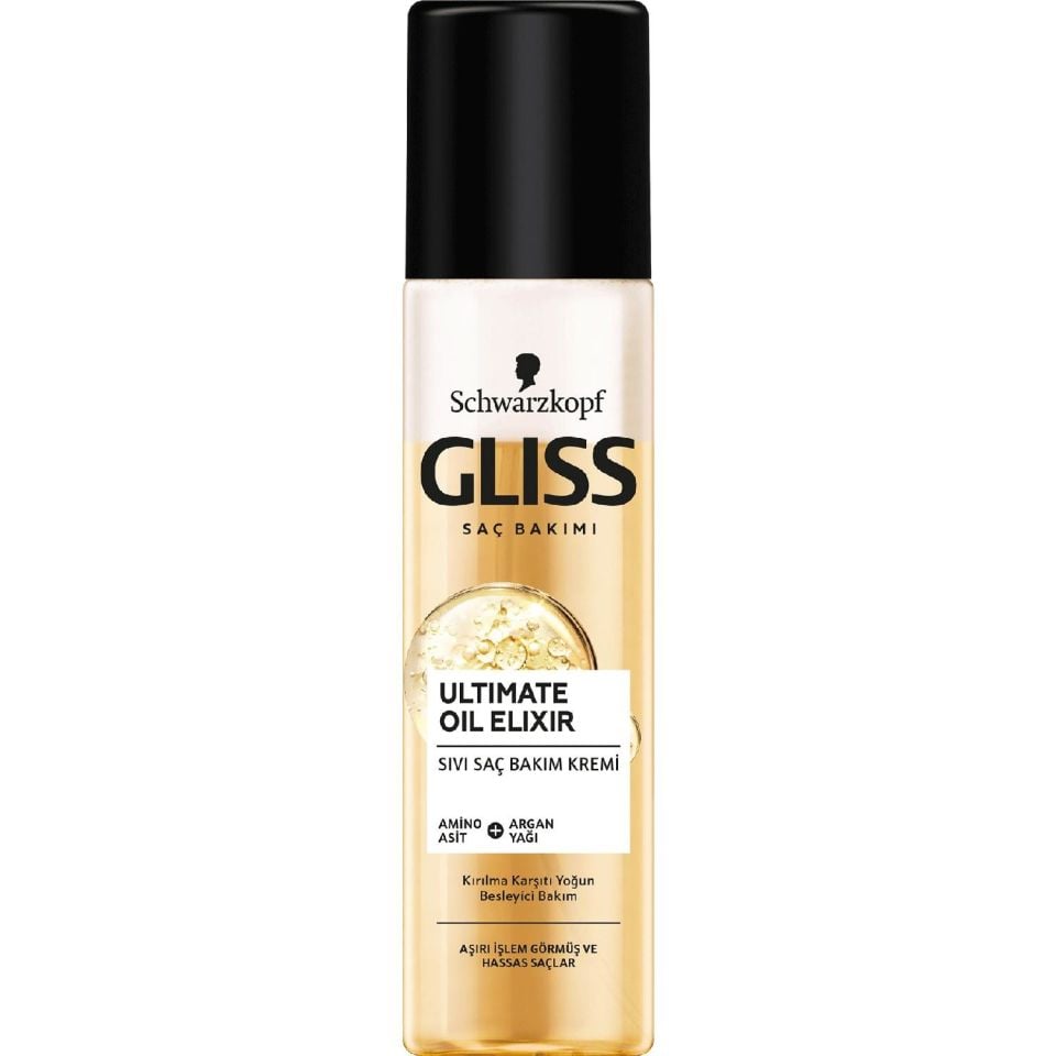 Gliss Sıvı Saç Kremi 200 ml Ultimate Oil Elixir Yıpranmış Saçlar