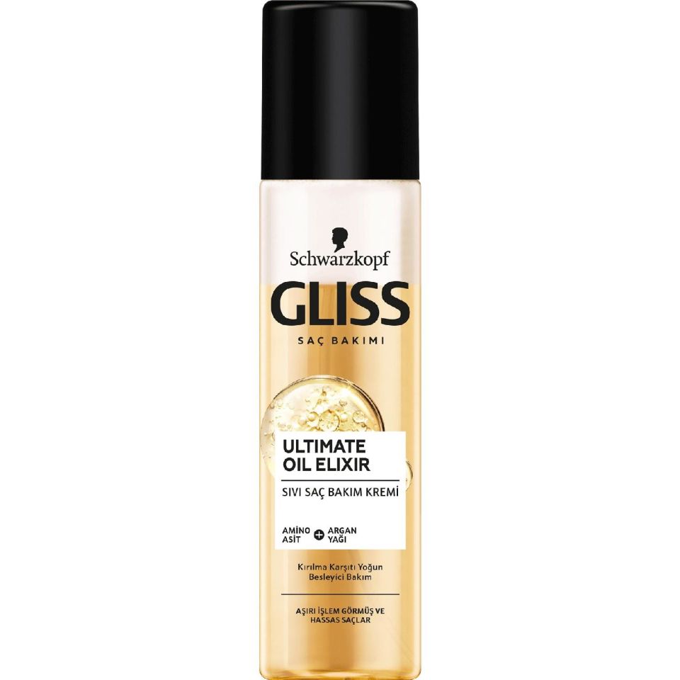 Gliss Sıvı Saç Kremi 200 ml Ultimate Oil Elixir Yıpranmış Saçlar