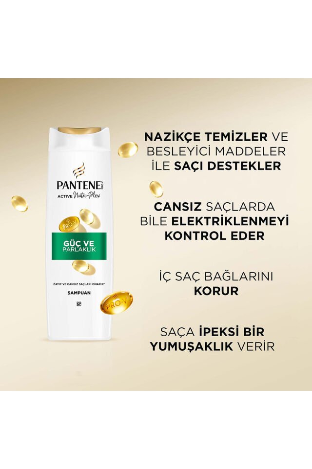 Pantene Güç Ve Parlaklık Şampuan 800 Ml