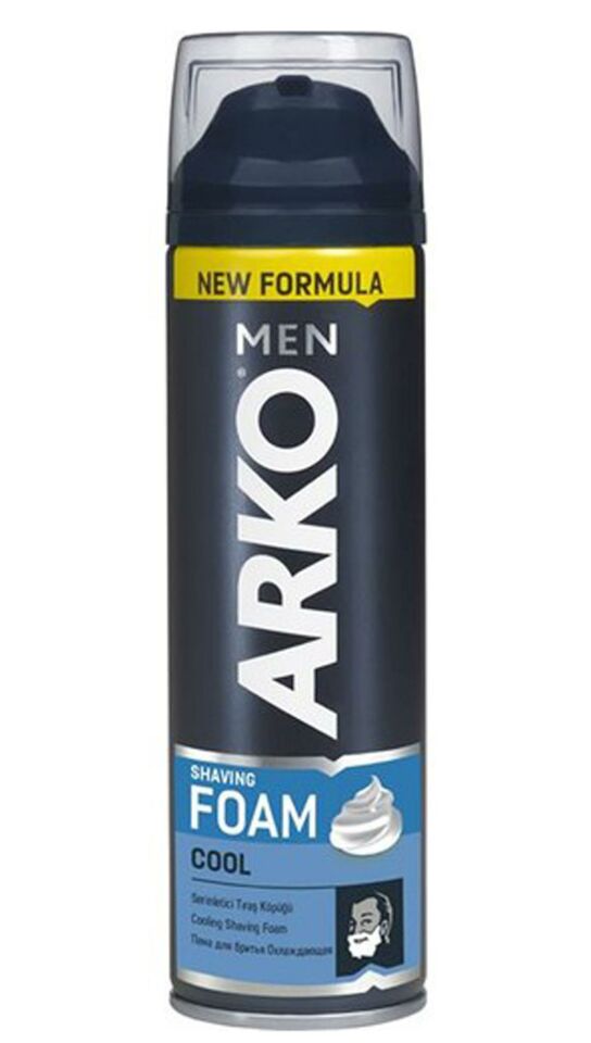Arko Men Erkek Bakım Seti Cool - ( 8 Bıçak + 200 Ml Köpük + 255 Ml Kolonya )