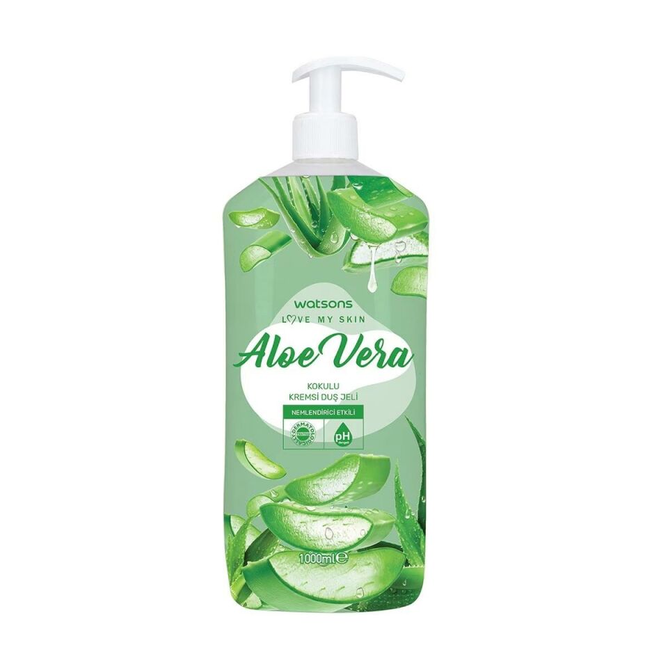 Watsons Kremsi Duş Jeli 1000 Ml Aloe Vera