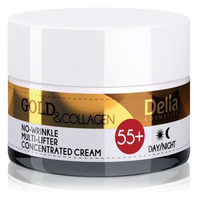 Delia Gold Collagen 55+ No-Wirinkle Kırışık Giderici Gündüz-Gece Kremi