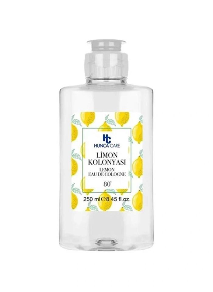 Hunca Kolonya Limon 250 Ml Pvc Şişe 80 Derece
