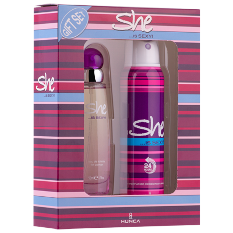 She Sexy Hediye Seti 50 ml Edt + Vücut Spreyi