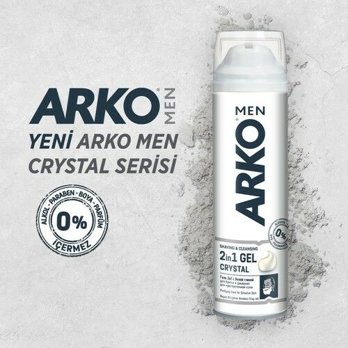 Arko Tıraş Jeli 200 Ml Crystal 2In 1