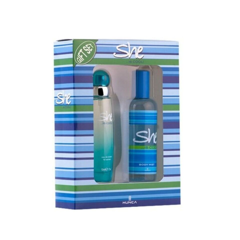 She Cool 50ML Edt ml + Deodorant Bayan Parfüm