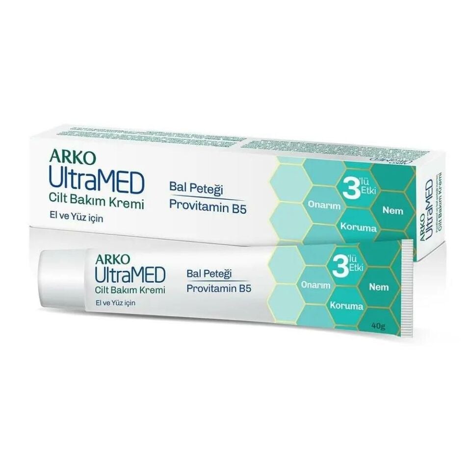 Arko UltraMED40 Ml El ve Yüz İçin Cilt Bakım Kremi Bal Peteği
