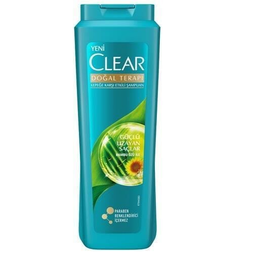 Clear Şampuan Doğal Terapi Güçlü Uzayan Saçlar 500 Ml Kepeğe Karşı
