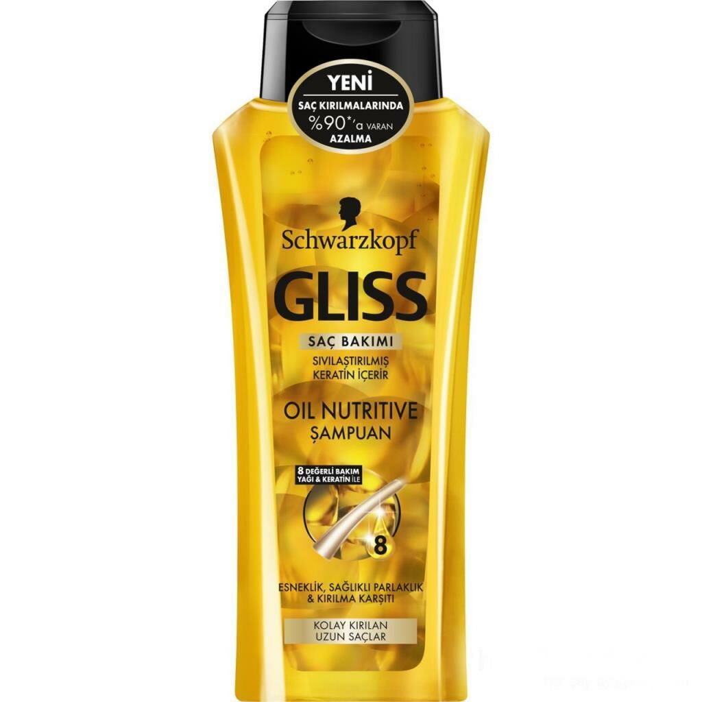 Gliss Oil Nutritive Kolay Kırılan Saçlar İçin Şampuan 400ml
