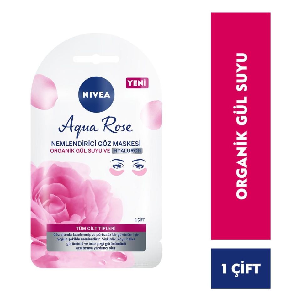 Nıvea Aqua Rose Nemlendirici Göz Maskesi 1 Çift