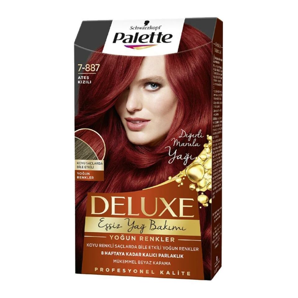 Palette Deluxe Saç Boyası 7.887 Ateş Kızılı
