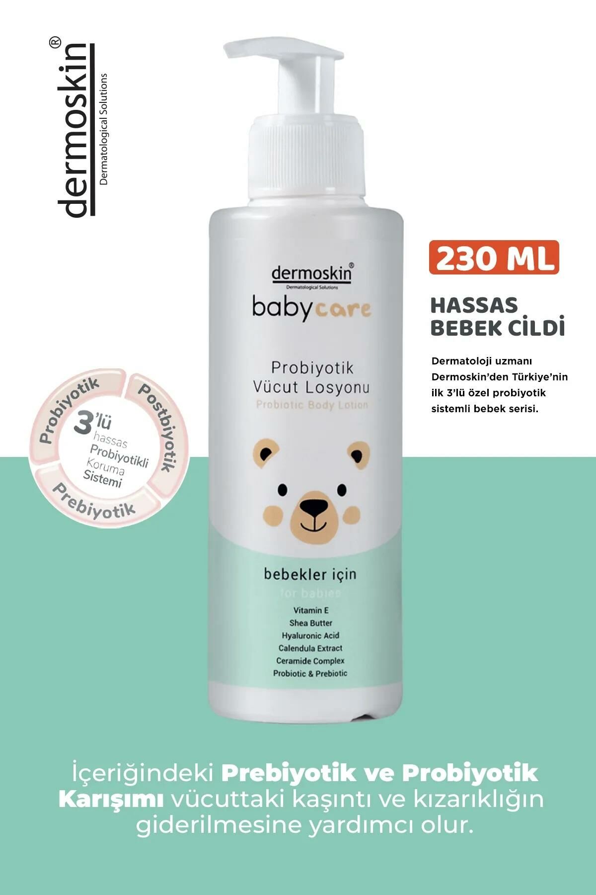 Dermoskin Babycare Probiyotik Vücut Losyonu 230 Ml