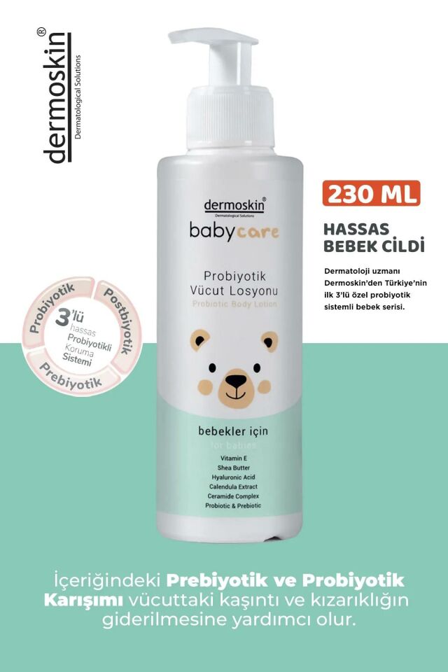 Dermoskin Babycare Probiyotik Vücut Losyonu 230 Ml