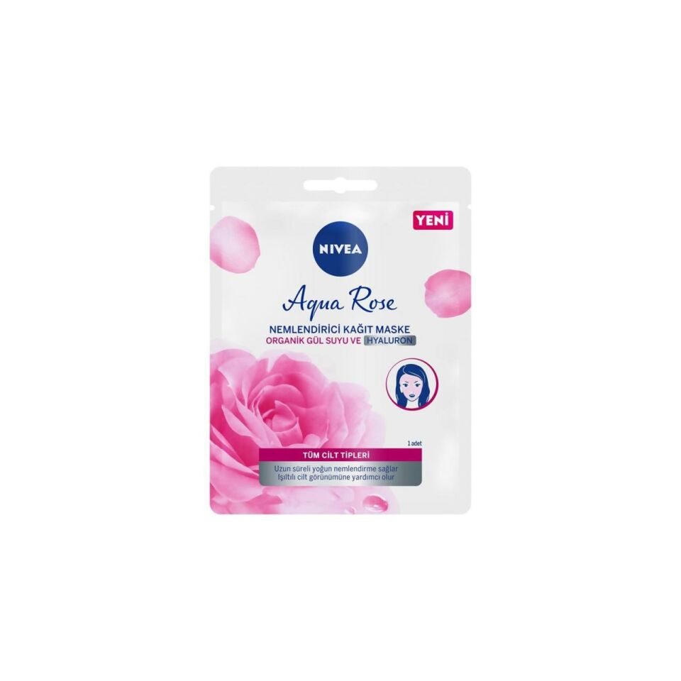 Nivea Aqua Rose Nemlendirici Kağıt Maske