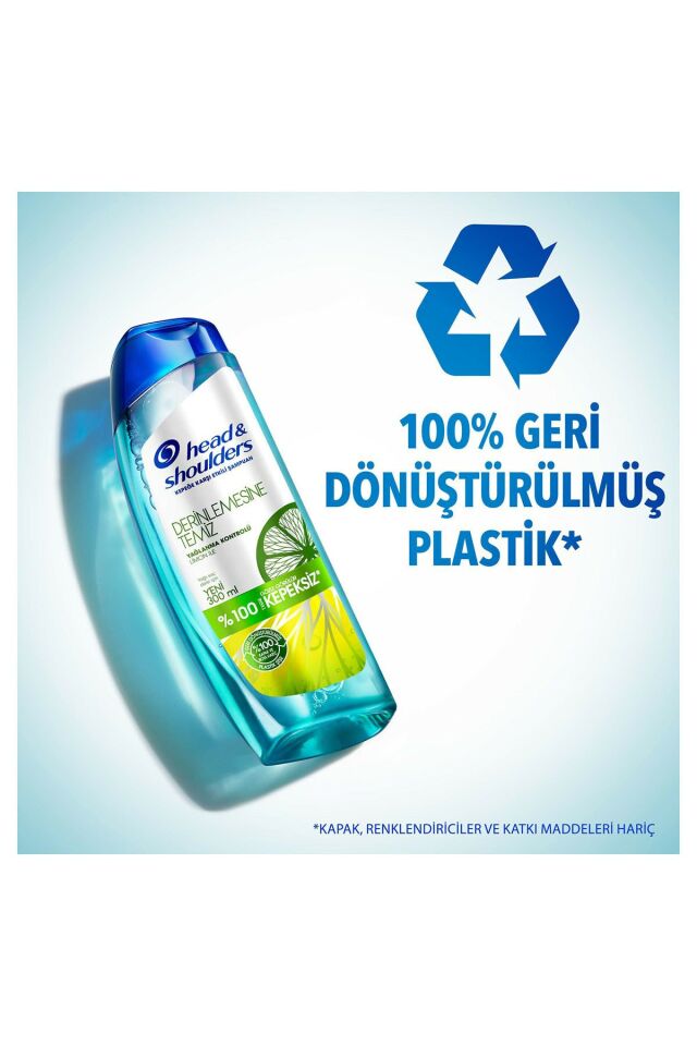 Head And Shoulders Derinlemesine Temiz Şampuan Yağlanma Kontrolü 300 Ml