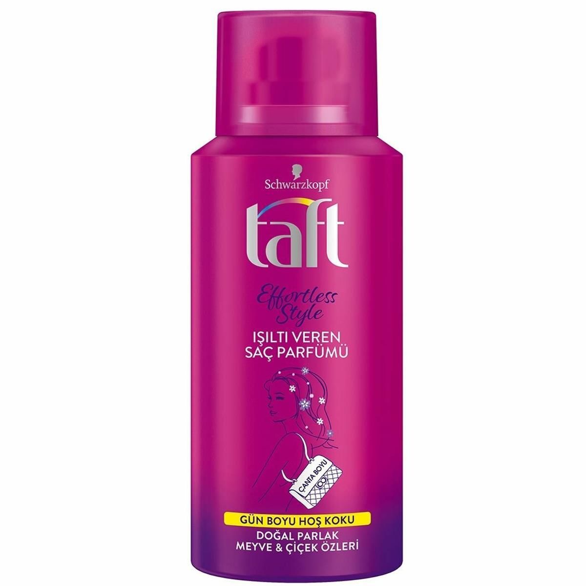 Taft Işıltı Veren Saç Parfümü Effortless Style 100 Ml