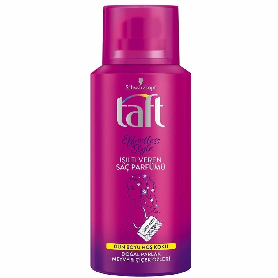 Taft Işıltı Veren Saç Parfümü Effortless Style 100 Ml