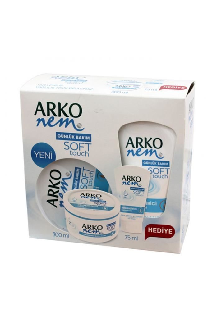 Arko Nem Soft Touch Nemlendirici Bakım Kremi 300 ml + 75 ml