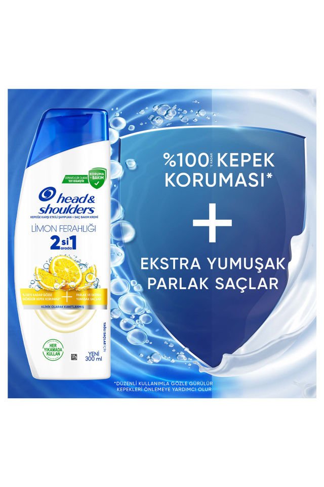 Head Shoulders 2ın 1 Şampuan 300 Ml Limon Ferahlığı + Kepek