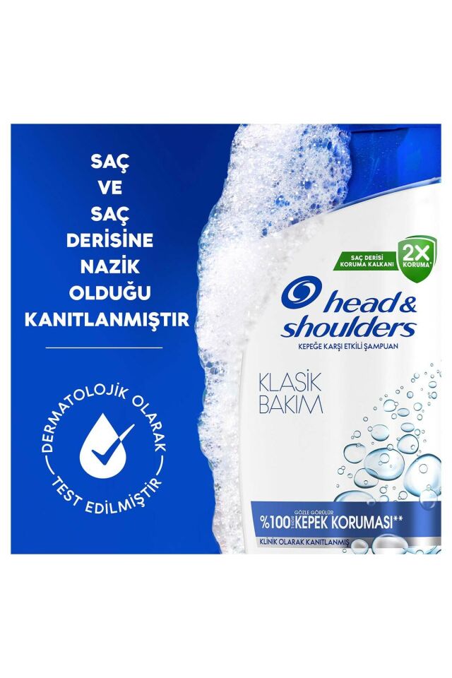 Head Shoulders Şampuan 250 ml Klasik Bakım + Kepek