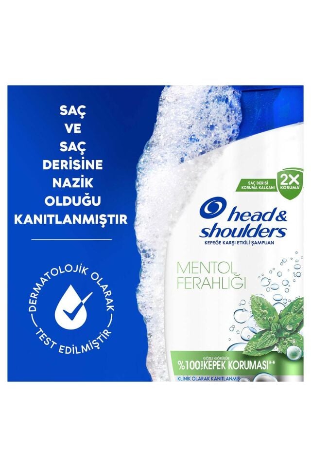 Head Shoulders Şampuan 250 ml Mentol Freahlığı + Kepek