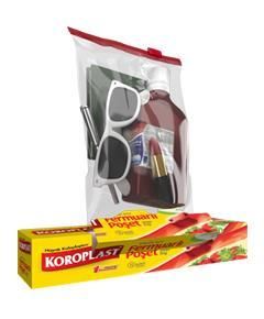 Koroplast Fermuarlı Poşet Büyük Boy 12 li -  26x28 cm