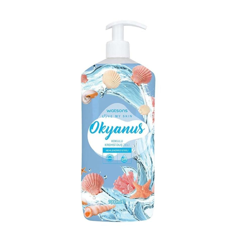 Watsons Kremsi Duş Jeli 1000 Ml Okyanus