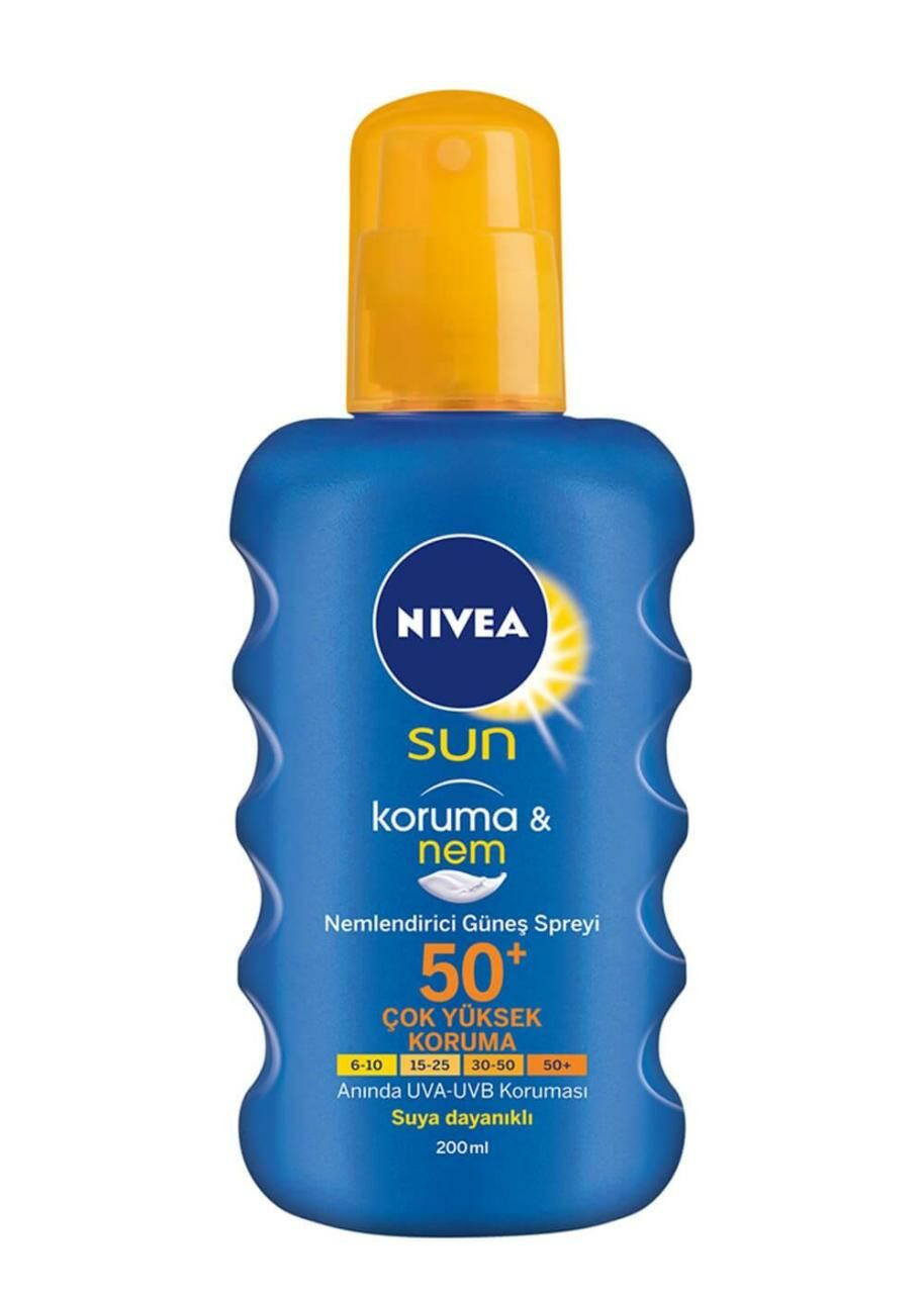Nivea Güneş Koruma ve Nemlendirici Spray Spf 50+ 200 Ml