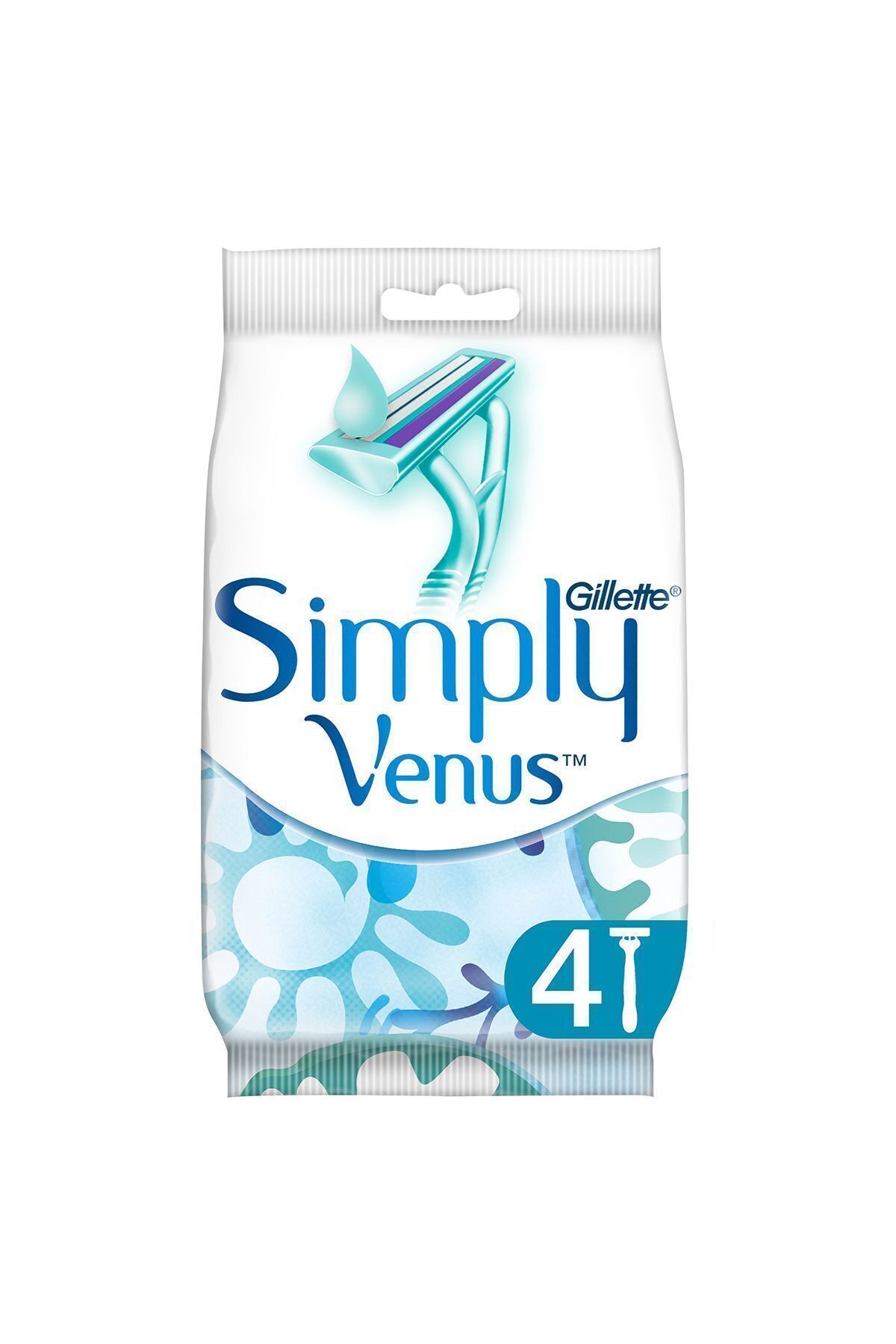 Gillette Simply Venus 2 Bıçak Kadın Tıraş Bıçağı 4 lü