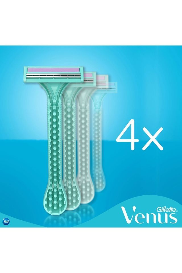 Gillette Simply Venus 2 Bıçak Kadın Tıraş Bıçağı 4 lü