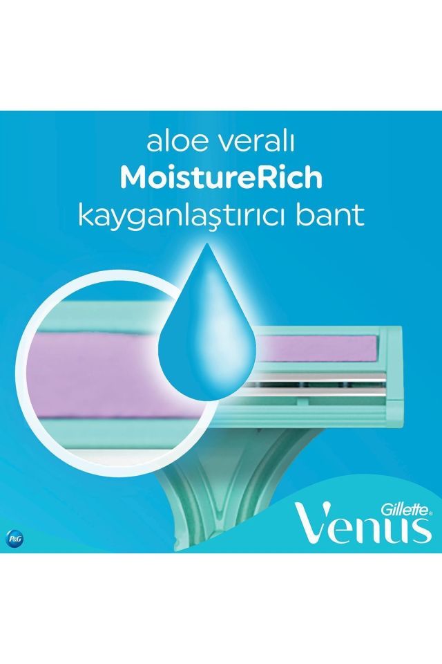Gillette Simply Venus 2 Bıçak Kadın Tıraş Bıçağı 4 lü