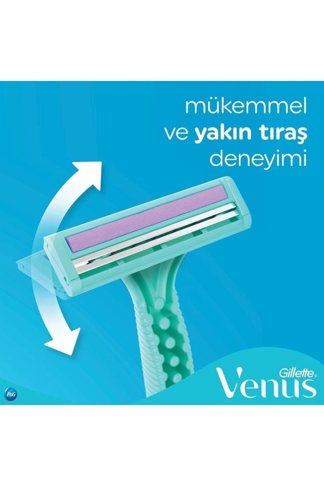 Gillette Simply Venus 2 Bıçak Kadın Tıraş Bıçağı 4 lü
