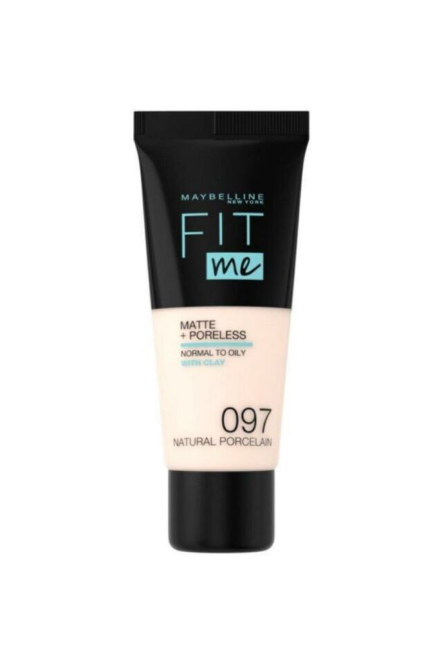 Maybelline Mat Fondöten Fit Me Matte + Poreless Foundation 97 Natural Porcelain
