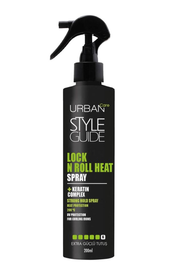 Urban Care Isıya Dayanıklı Extra Güçlü Tutuş Gazsız Saç Spreyi 200 ml Lock n Roll