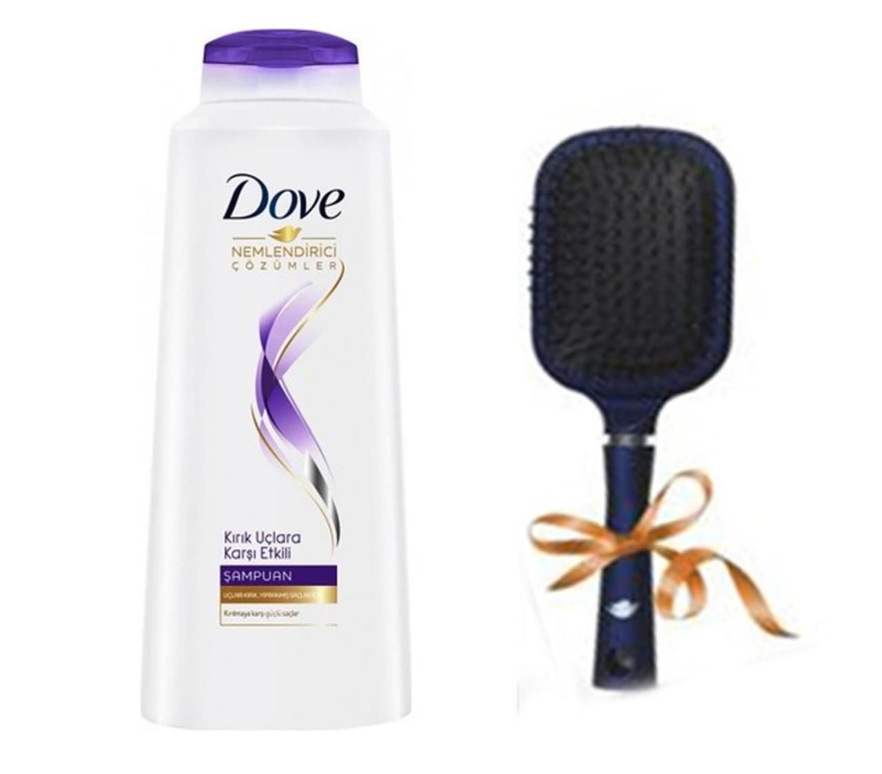 Dove Kırık Uçlar Şampuan 550 Ml Nemlendirici + Fırça Hediyeli