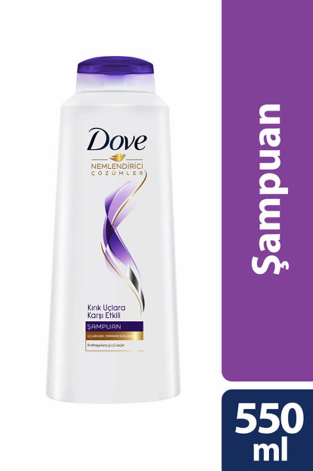 Dove Kırık Uçlar Şampuan 550 Ml Nemlendirici + Fırça Hediyeli