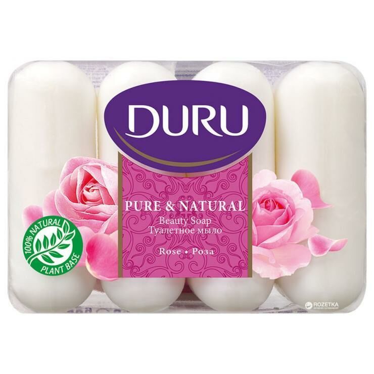 Duru Sabun Saf Ve Doğal 4X85gr Mutluluk