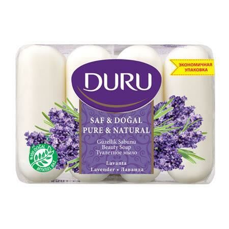 Duru Sabun Saf Ve Doğal 4X85gr Rahatlık