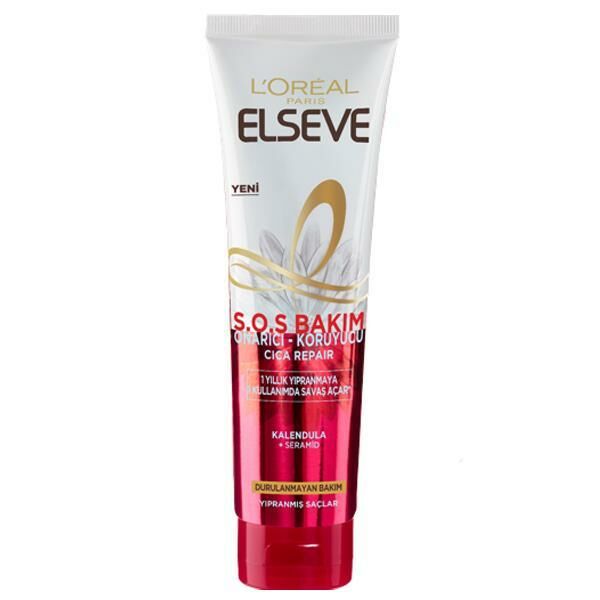 Loreal Elseve SOS Bakım Onarıcı Koruyucu Saç Kremi 150 Ml