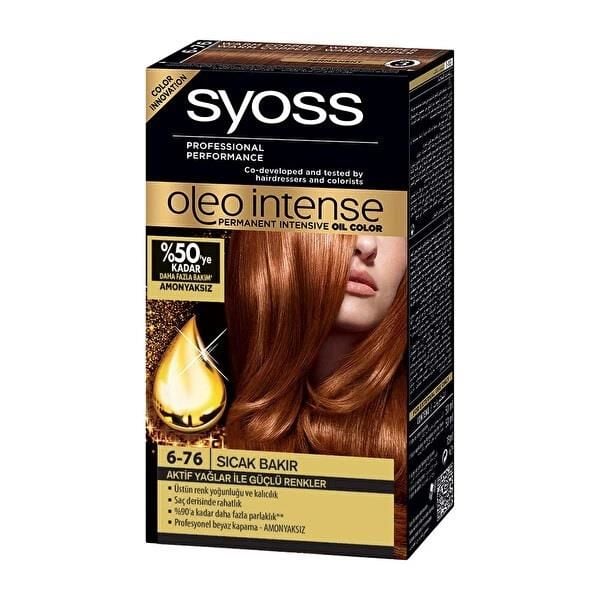 Syoss Oleo Intense 6.76 Sıcak Bakır