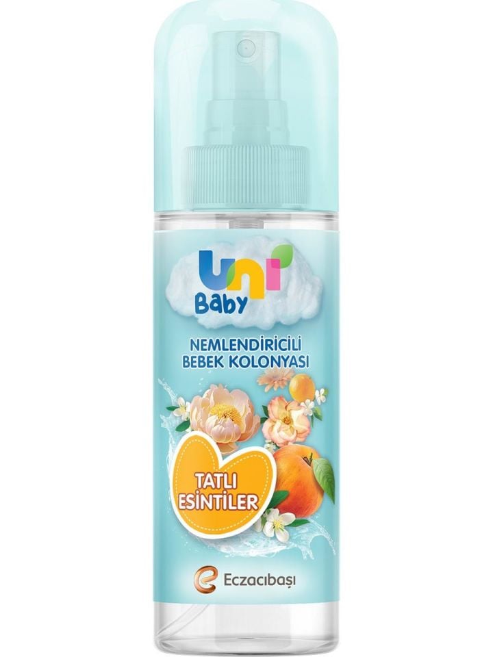 Uni Baby Sprey Bebek Kolonyası Nemlendiricili Tatlı Esintiler 150 Ml