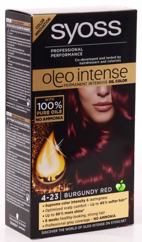 Syoss Oleo Intense 4.23 Bordo Kırmızı