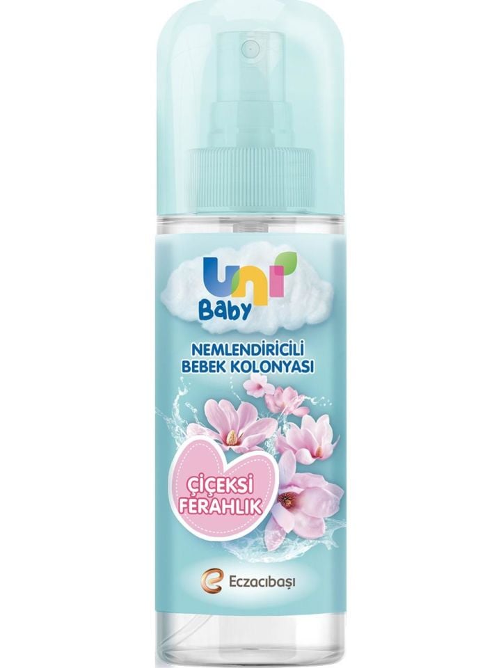 Uni Baby Sprey Bebek Kolonyası Nemlendiricili Çiçeksi Feraflık 150 Ml